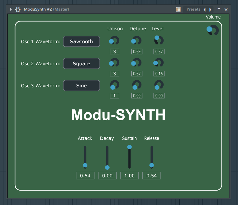 Synth Interface